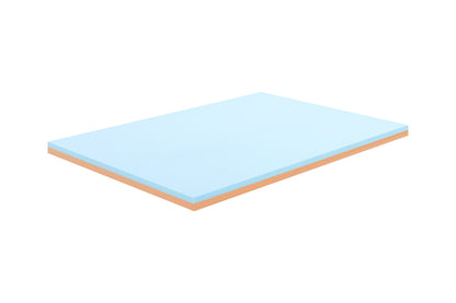 Lunessa Morpho Topper, Illustration der Schaumschichten, Schrägansicht
